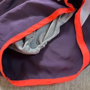 Nike Womens Running Shorts‎ Small Purple White Orange With Liner Active Dri-Fit thumbnail 3