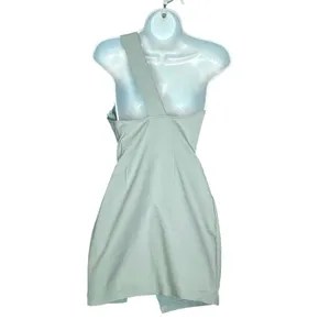 Superdown Pastel Blue One Shoulder Mini Dress SMALL Bodycon Cocktail Revolve NEW thumbnail 5