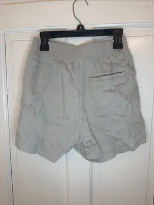 Faherty Light‎ Gray Elastic-Waist Shorts size XS EUC thumbnail 3