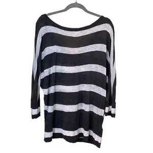 Zenana Outfitters Striped Top Size Large thumbnail 6