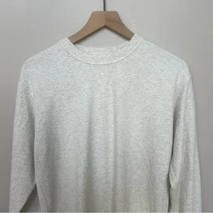Lululemon Athletica All Yours Crew Bubble Dot Heather Core Grey Cream Size 6 thumbnail 7