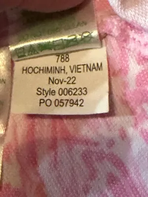 Lilly Pulitzer Luxletic Imara Sleeveless Golf Polo Top Pink Blossom Foxy Llama L thumbnail 6