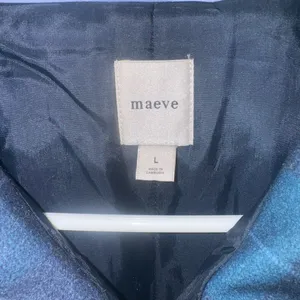 Maeve Blue Bomber Jacket with Structured Design thumbnail 8