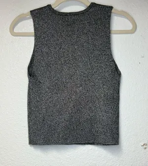 A New Day Silver Sleeveless Shirt thumbnail 2