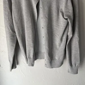 Grace Karin Womens Cardigan‎ Sweater Gray V Neck Button Front Knit Preppy Medium thumbnail 5