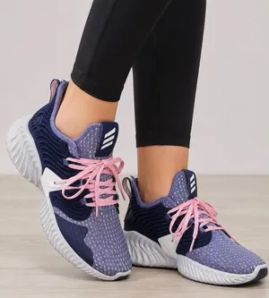Adidas Women’s Size 8.5 Purple Pink Alphabounce Beyond Running Shoes D97288 thumbnail 1