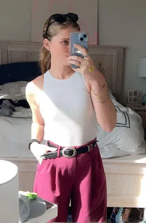 Free People Pink Pants thumbnail 1