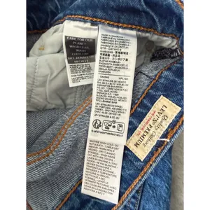 Levis Ribcage Straight Ankle Jeans Womens 29 High Rise Button Fly Blue Denim thumbnail 10