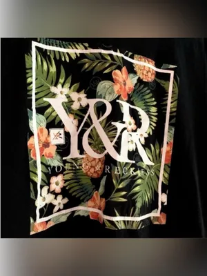 XL Young & Reckless Tropical Tee T-Shirt thumbnail 2