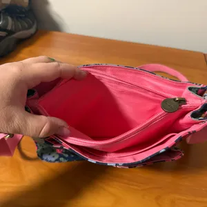 Boden Vibrant Floral Crossbody Bag - Red and‎ Blue thumbnail 7