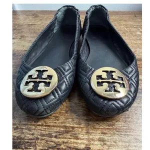 Tory‎ Burch Quilted Ballet Mini Flats Women's size 8.5 thumbnail 4