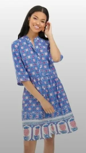 CUTE Pineapple Shirt Mini Dress Sz. XS thumbnail 1