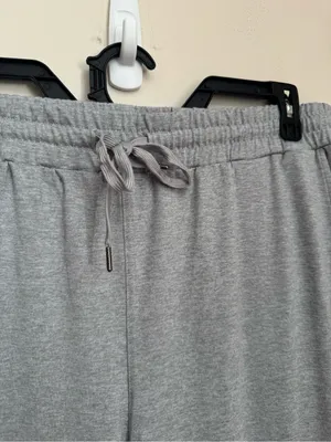 Quince Flowknit Mid-Rise Jogger Women’s XL Heather Gray Lounge Pants thumbnail 4