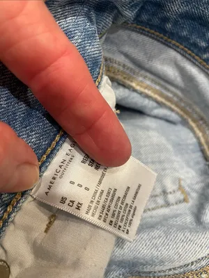 American Eagle Outfitters Light Blue Distressed Boyfriend Jeans thumbnail 6