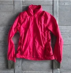 RUU Womens Pink Hoodie Windbreaker Jacket Size X Small thumbnail 1