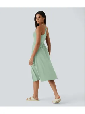 Halara Everyday Midi Chill Dress-La Land Women’s Size M thumbnail 7