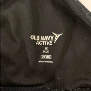 Old Navy Black Racerback Sports Bra - Size 1X thumbnail 4