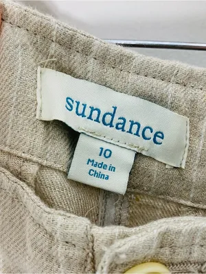 SUNDANCE Linen Pinstripe Trouser Pants thumbnail 5