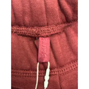 Skims Cotton Fleece Classic Straight Leg Pant Merlot medium new with tags thumbnail 7
