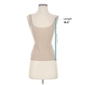 SKIMS Double Layer Sheer Tank Top Truffle Brown Size S NWT Stretch Bodycon thumbnail 5
