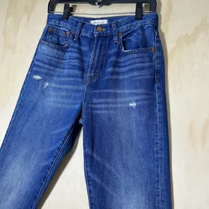 Madewell‎ The Perfect Vintage Jean Distressed Size 26 Inseam 29” thumbnail 2
