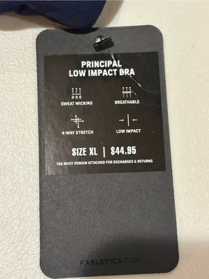 Fabletics Black Double-Strap Sports Bra thumbnail 8