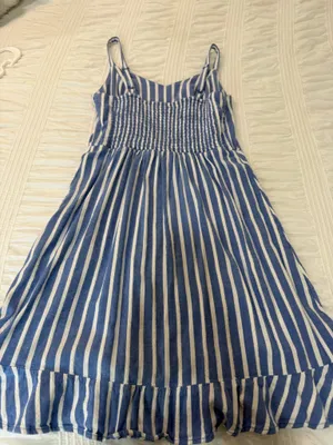 Blue mini dress thumbnail 3
