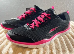 828 | NIB Avia Diversion‎ Black Pink Mesh Athletic Running Sneakers Womens 9 thumbnail 1