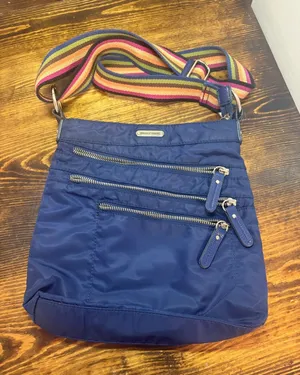 Franco sarto navy blue crossbody purse thumbnail 1