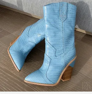 Cowgirl boots Blue Size 9.5 thumbnail 1