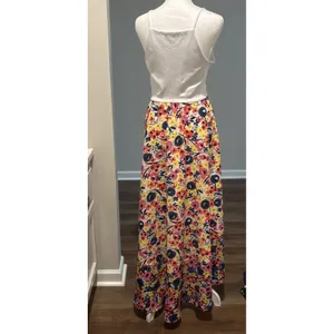 Hutch Anthropologie Bethanie High/Low Dress Florals Size Medium thumbnail 4