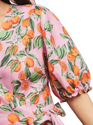 Finders Keepers Aranciata Wrap Dress Size Small thumbnail 7