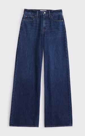 Abercrombie & Fitch High Rise Loose Jean thumbnail 1