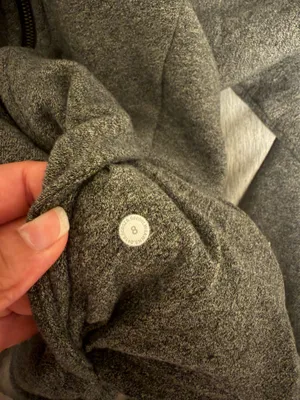 Lululemon Women's Scuba Full-Zip Hoodie Heathered Gray 8 Cozy Athleisure Yoga thumbnail 10