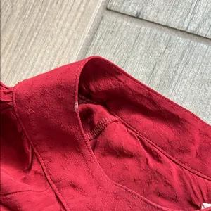 Chic Burgundy Women's Blouse Red Size XS thumbnail 3