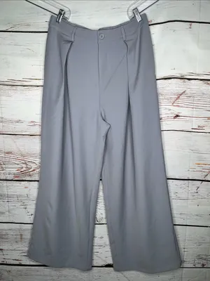 Halara NWT Size L Weathervane High-Waisted Work Wide Leg Pants w/ Pockets thumbnail 1