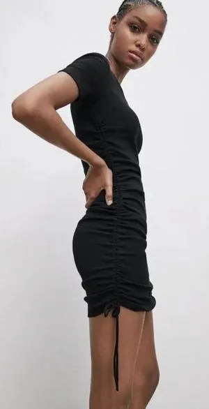 Ribbed Dress thumbnail 1