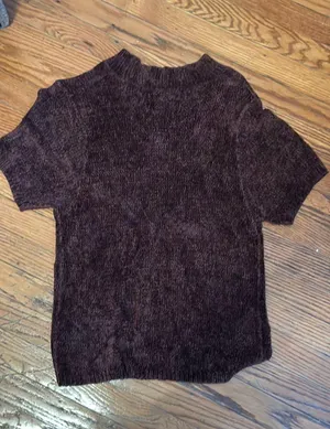 Modern Edge Purple Vintage Turtle Neck Short Sleeve thumbnail 2