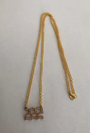 222 Angel Number Necklace  thumbnail 1