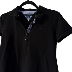 Tommy‎ Hilfiger Women's Black Polo Shirt Small thumbnail 3