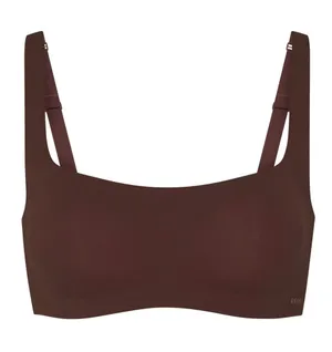 SKIMS Cocoa Seamless bralette Adjustable Straps naked contour Small logo thumbnail 1