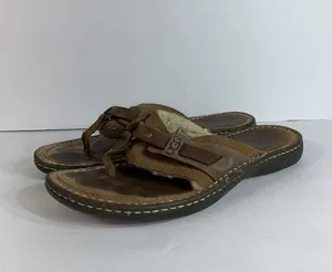 Uggs Women's Furry Sandals Sz 9 UGG 1629 EUC thumbnail 5