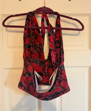 SheIn Paisley top thumbnail 3