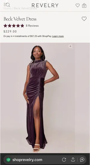 NEW (Slightly Damaged) Revelry Beck Velvet Dress | Size 16 | NWT | Retail $229 thumbnail 8