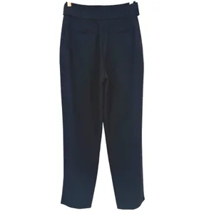 Aritzia Wilfred Womens Black Tie Front High Rise Straight Leg Dress Pants Size 2 thumbnail 5