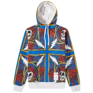 🆕 NWT CTM X Grateful Dead Border Bandana Hoodie | Multicolor thumbnail 4