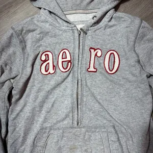 Y2K Aeropostale Graphic Zip Front Hoodie Womens Medium thumbnail 4