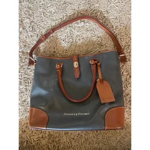 DOONEY & BOURKE Shelby Shopper Tote Bag Purse Leather Big TRAVEL OFFICE LARGE thumbnail 4