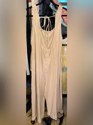 NWOT Free People FP One Callie One Piece - tan cream - XL thumbnail 8