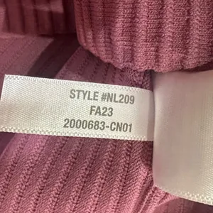 Madewell Ottoman Rib Crop Top Shaded Pink NEW thumbnail 5